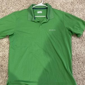 Columbia mens polo with omnishade sun protection